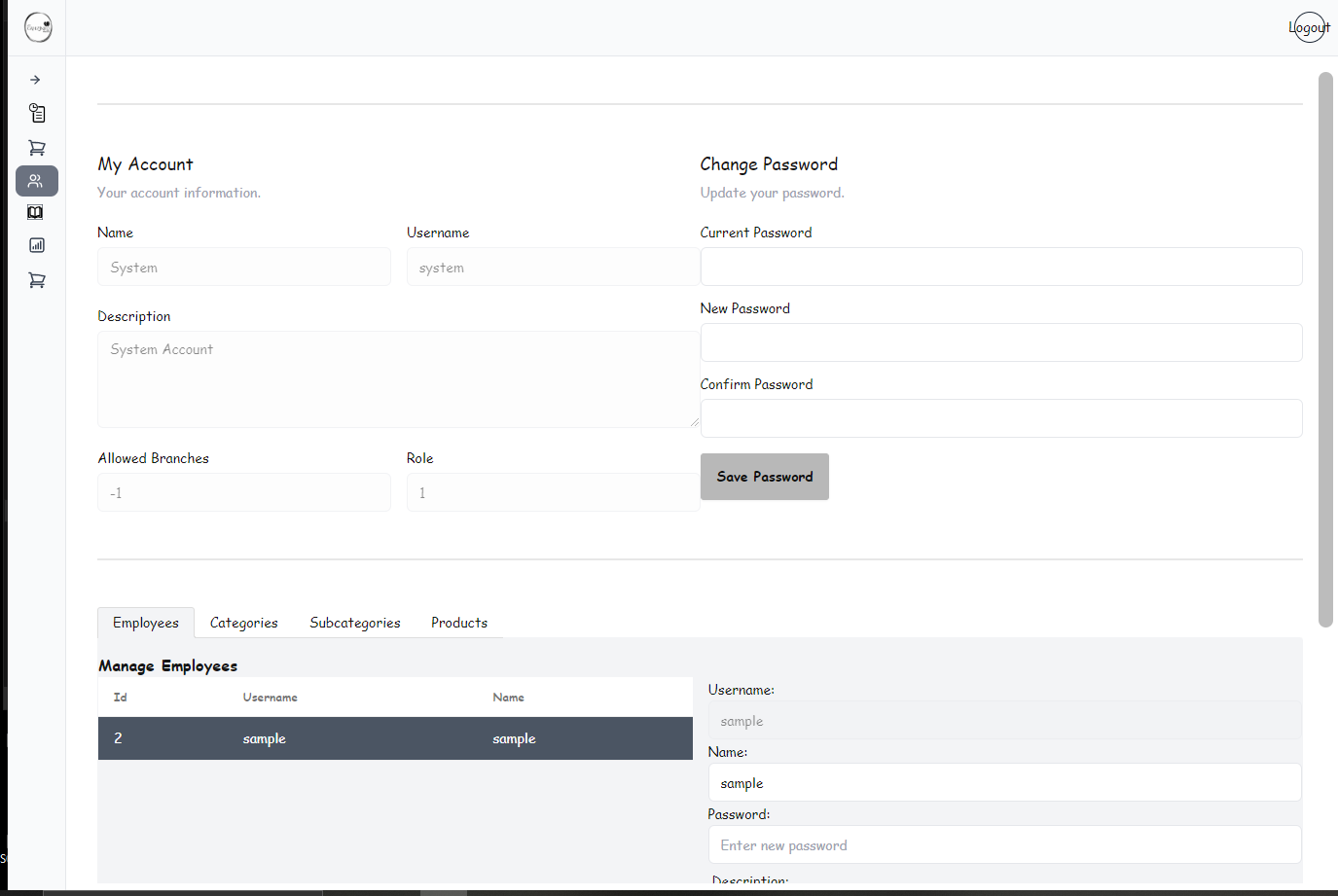 User account management