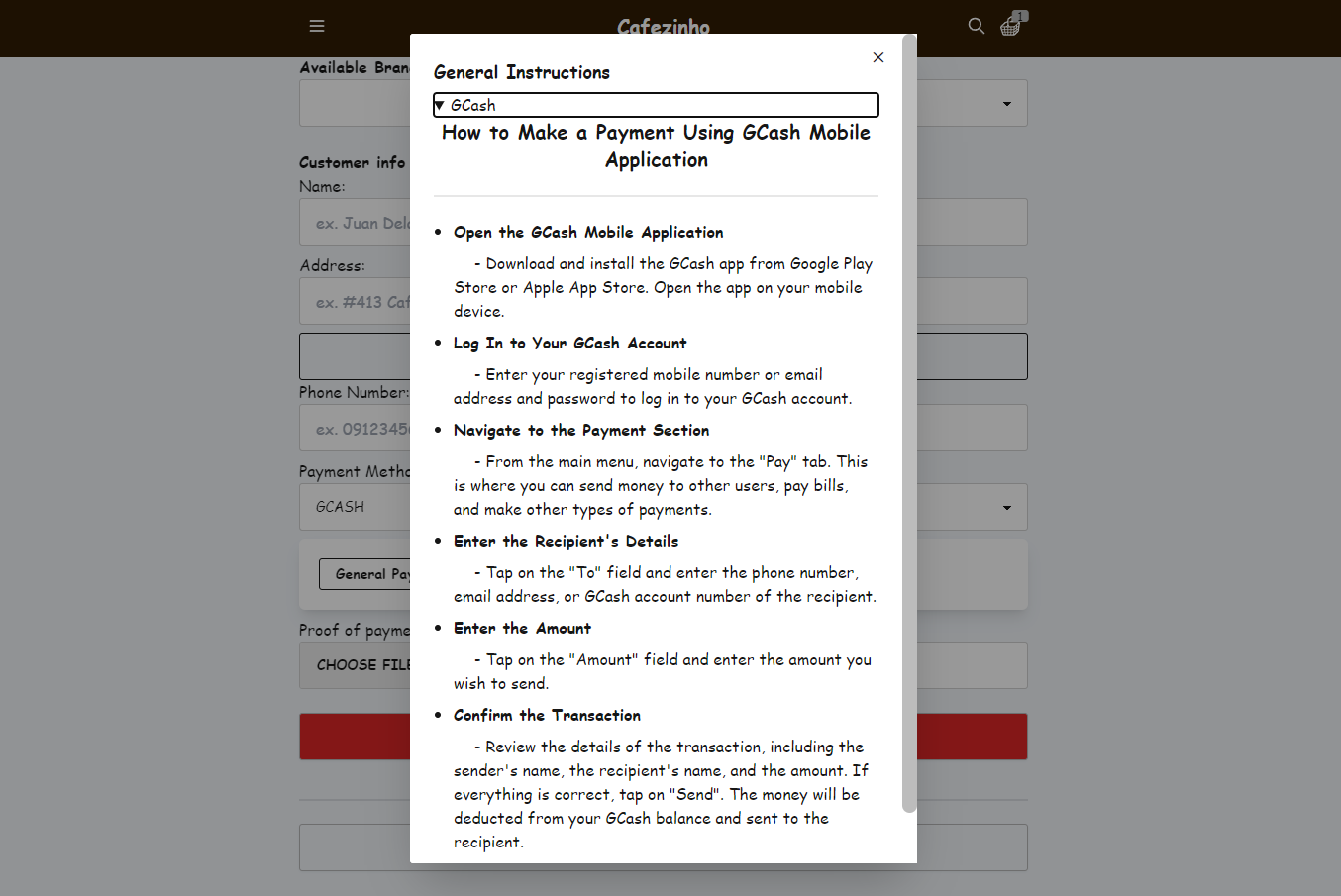 Payment Instructions